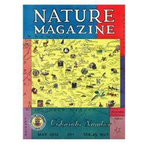  Nature Magazine   Detailed Map of Colorado State with 