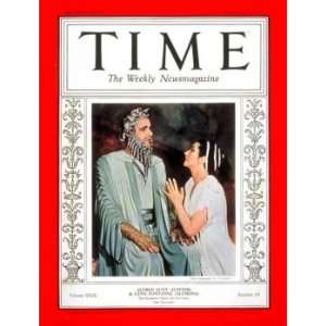  Alfred Lunt and Lynn Fontanne / TIME Cover November 08 
