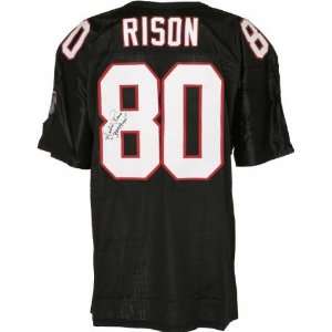 Andre Rison Autographed Jersey  Details Atlanta Falcons, Black 