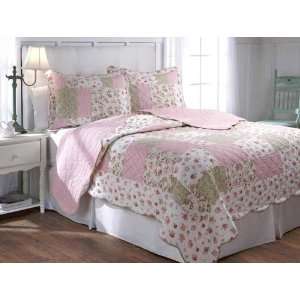    New Romantic Chic Elizabeth 6pc Twin Quilt Set