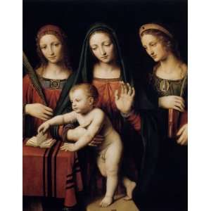  FRAMED oil paintings   Bernardino Luini   24 x 30 inches 