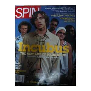  Signed Boyd, Brandon (Incubus) Spin Magazine by Brandon Boyd 