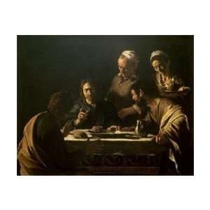  Michelangelo Caravaggio   Supper At Emmaus Giclee