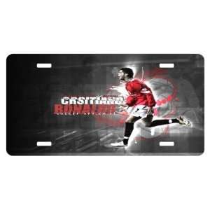 Cristiano Ronaldo License Plate Sign 6 x 12 New Quality Aluminum
