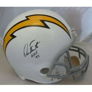 Dan Fouts Autographed San Diego Chargers Full Size Helmet w/HOF 93