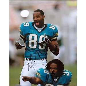  Maurice Jones Drew Autographed Picture   Marcedes Lewis 