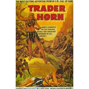Trader Horn Poster B 27x40 Harry Carey Sr. Duncan Renaldo Edwina Booth