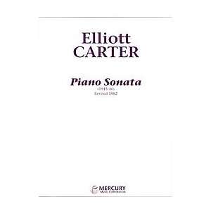    Piano Sonata (1945 46) (0680160097142) ELLIOTT CARTER Books