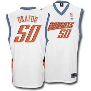 Emeka Okafor White Reebok NBA Replica Charlotte Bobcats Youth Jersey
