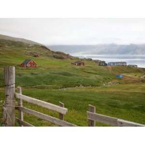 View over Erik the Reds First Settlement Brattahlid, known Today as 