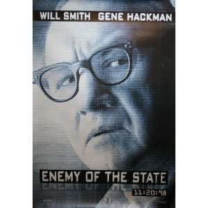  ENEMY OF THE STATE Gene hackman DOUBLE SIDED MOVIE POSTER 