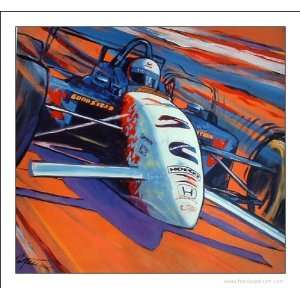  De Ferran Racing Print Featuring Indy Winner Gil De Ferran 