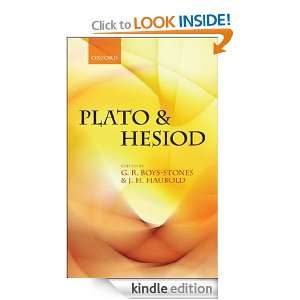 Plato and Hesiod G. R. Boys Stones, J. H. Haubold  Kindle 