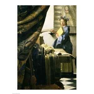 Jan Vermeer The Artists Studio 18 x 24 Poster Print