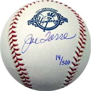 Joe Torre Hand Signed NYY 100th Anniversary Baseball