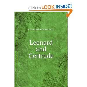  Leonard and Gertrude Johann Heinrich Pestalozzi Books