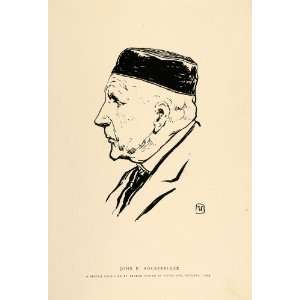 1903 Print John D. Rockefeller Portrait George Varian   Original Print