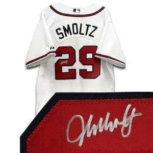 John Smoltz Atlanta Braves Autographed Authentic Majestic Jersey