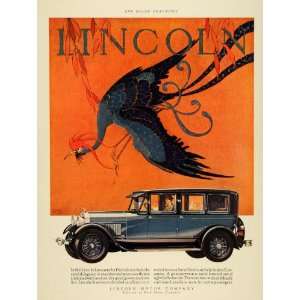  1927 Ad Stark Davis Antique Lincoln Limousine Dietrich 
