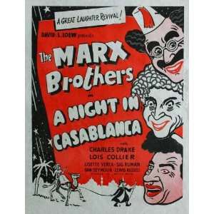   Harpo Marx)(Chico Marx)(Charles Drake)(Lois Collier)
