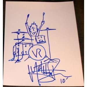  Matt Sorum Signed Autograph Amazing Original Vr Artwork 