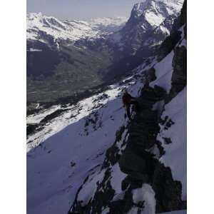   of Eiger, Switzerland Premium Poster Print by Michael Brown, 18x24