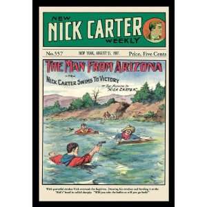 Nick Carter The Man from Arizona 12x18 Giclee on canvas