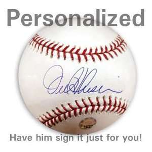 Orel Hershiser Personalized Autographed Baseball