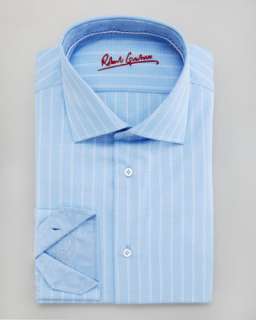 Blue Striped Dress Shirt  