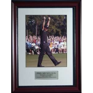 Phil Mickelson Victory 2010 Masters Framed Photo