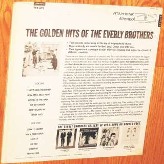 VINYL LP Everly Brothers   The Golden Hits Of The Everly Brothers 
