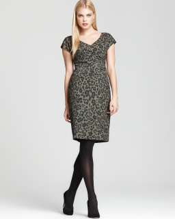 MICHAEL Michael Kors Cheetah Print Crossfront Dress   Dresses 