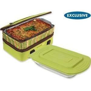  Rachael Ray Green Expandable Potlucker with Baker 16x10 in 