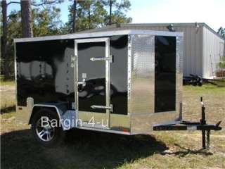 NEW 5x8 5 x 8 Motorcycle Enclosed Cargo Trailer Ramp  