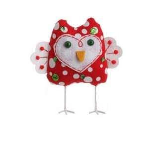  Raz Imports Red Owl Ornament 