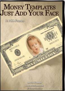 MONEY TEMPLATES   JUST ADD YOUR FACE (CD)