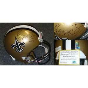 Reggie Bush Signed Helmet   NO Full Size Elite COA   Autographed NFL 