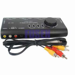 group AV Audio Video S VIDEO Selector Switch & Cable  