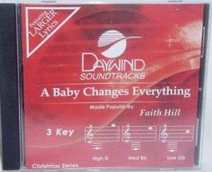 Faith Hill A Baby Changes Everything Accompaniment CD  