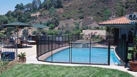 Eskott 4x10 Black Protect A Pool Inground Safety Fence  