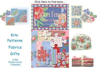 PICKET FENCE Kaleidoscope Quilt Blocks KIT  