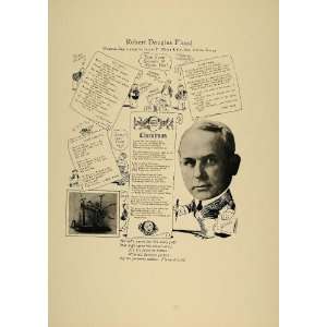  1923 Print Robert Douglas Flood Chicago Poet Poetry 