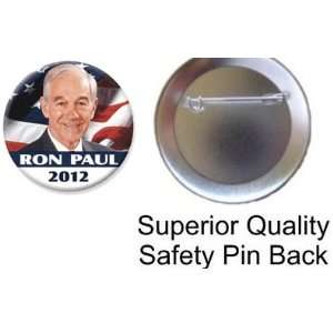 Ron Paul 2012 Beautiful Pin   1.5 Pin back Button Made in USA