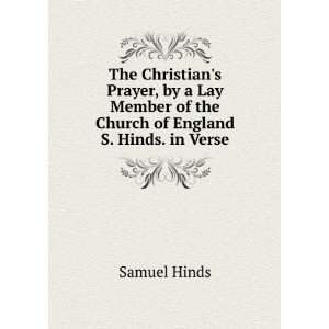   of the Church of England S. Hinds. in Verse. Samuel Hinds Books