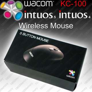 Wacom 5 Button Wireless Mouse 4 Intuos4 Graphics Tablet  