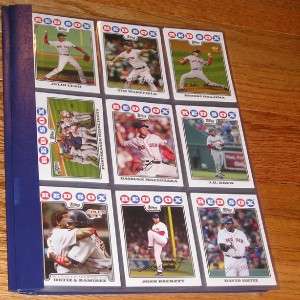 2004   2010 Topps Team Sets Boston Red Sox In A Binder  