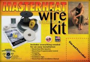 In Floor Heating Wire Installation Kit 240v (240 sq ft)  