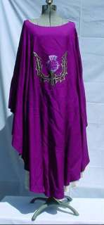  Chasuble Vestment Embroidered Reversible Thistle & Flower  