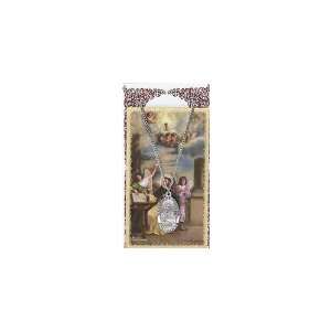  St. Thomas Aquinas Medal with Prayer Card Jewelry