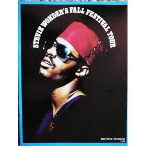 Stevie Wonder 1974 Tour Souvenir Program